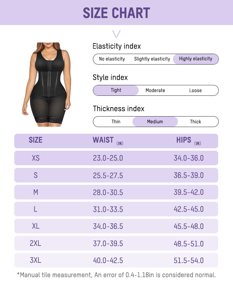Fajas Colombianas Double Tummy Control Full Body Shapewear