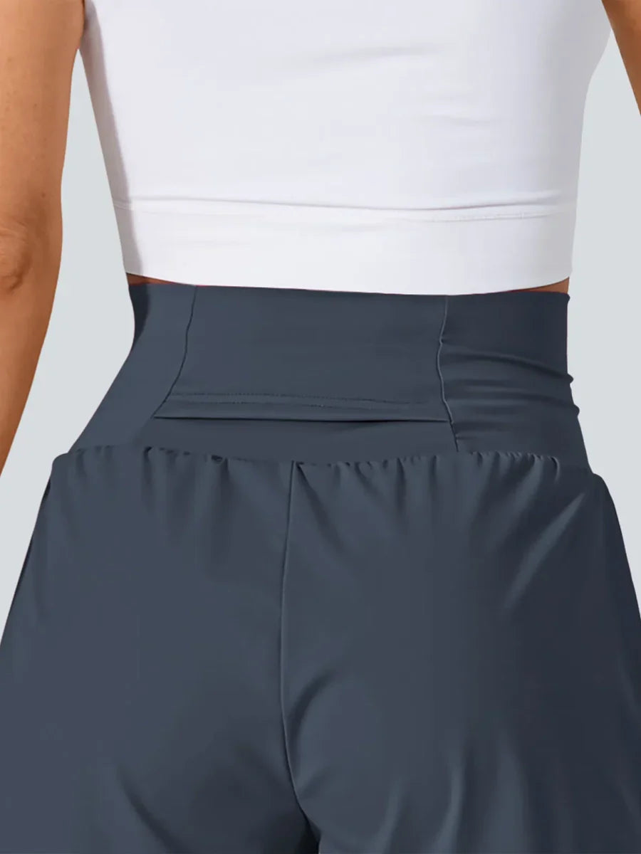 Super Tummy Control Back Pocket & Side Hidden Pocket Shorts 3"