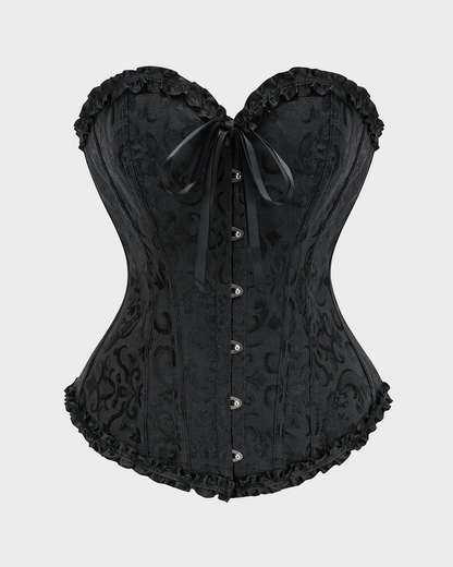 Corset Tops Lace Waist Push Up Shapewear