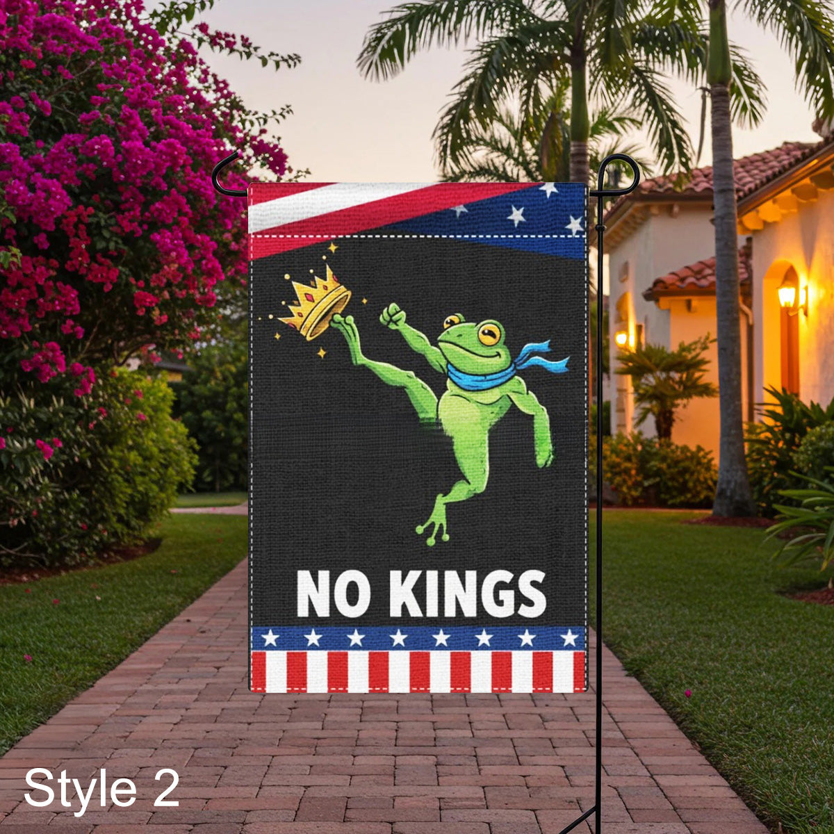 💥Last day 45% OFF💥Portland Frog Protest Garden Flag🐸