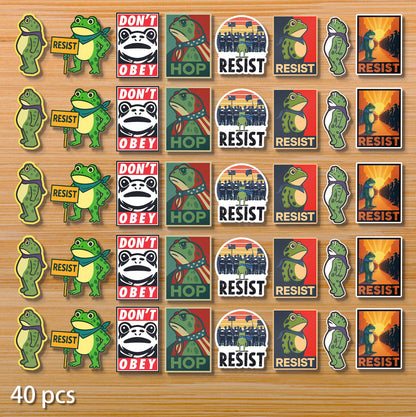 💥Last day 59% OFF💥Portland Frog Protest Stickers