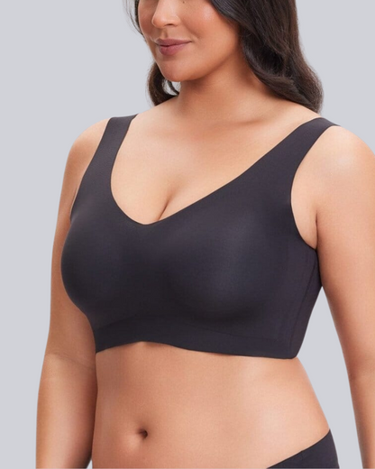 Wireless Back Smoothing V-Neck Tank Bra