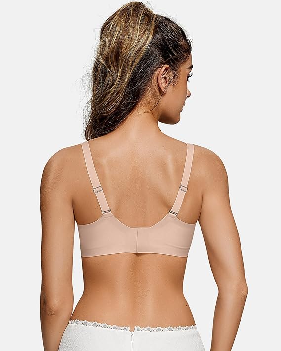 Scalloped Wireless Bras with Mesh