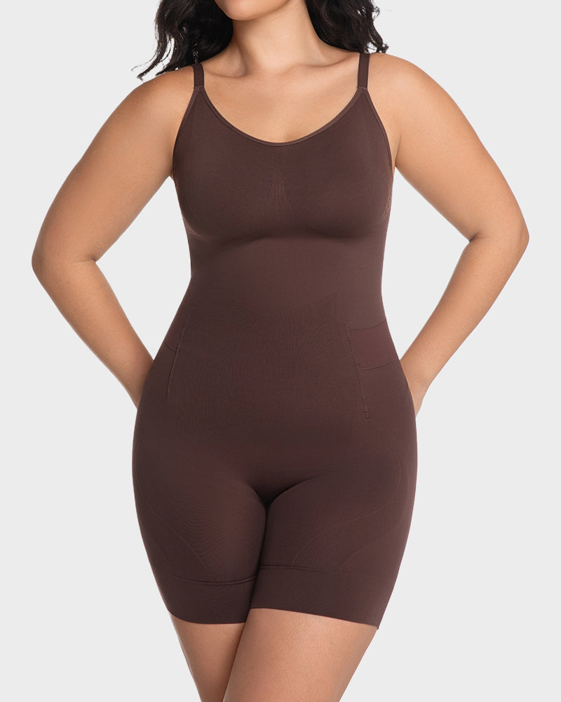 All-in-One Sculpting Bodysuit with Easy-Off Design