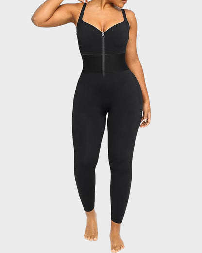 Athletic Bodycon Shapewear Romper