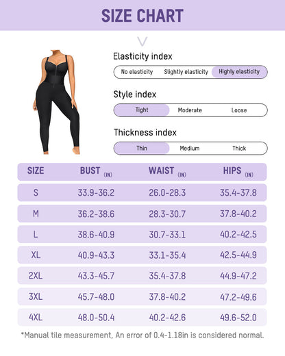 Athletic Bodycon Shapewear Romper