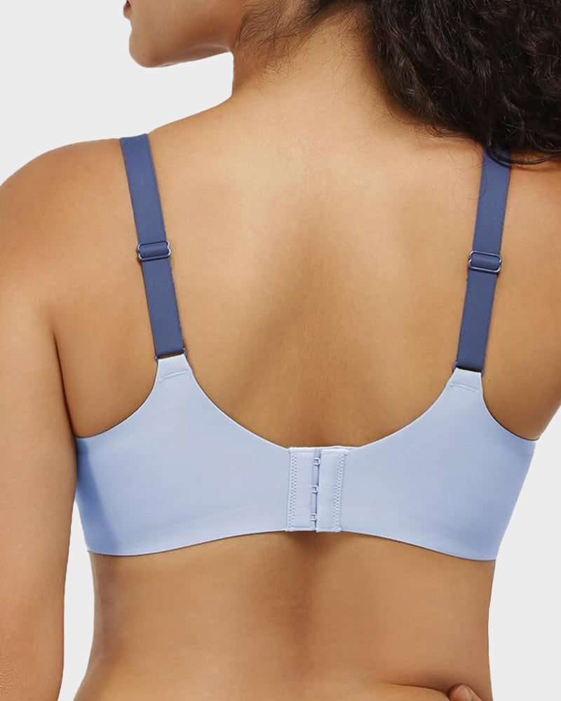 Breathable Mesh V-Neck Wireless Jelly Bra