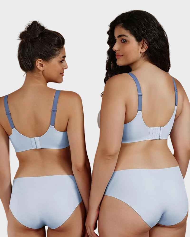 Breathable Mesh V-Neck Wireless Jelly Bra