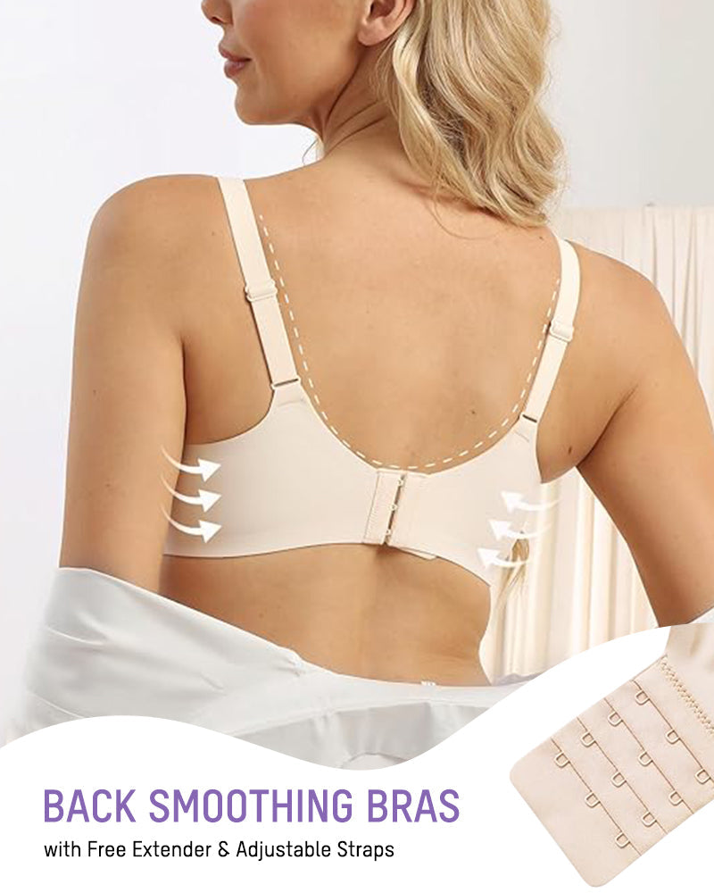 Breathable Mesh V-Neck Wireless Jelly Bra