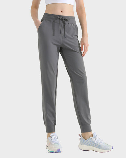 Brushed Tapered Jogger Fitness Pants