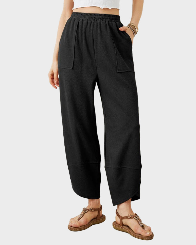 Casual Wide-Leg Palazzo Pants
