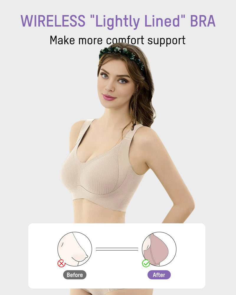 Comfort Full Coverage Wireless Lightly Lined Bra