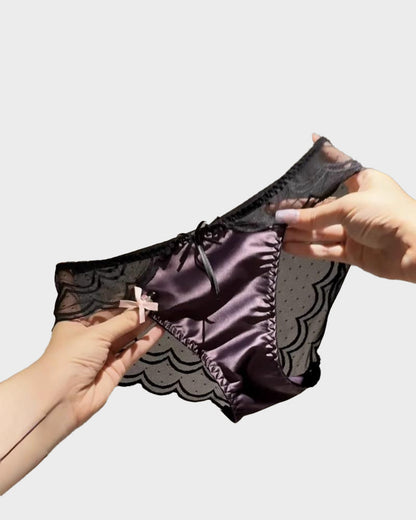 Elegant Low-Waist Lace Panties 6-Pack Gift Box