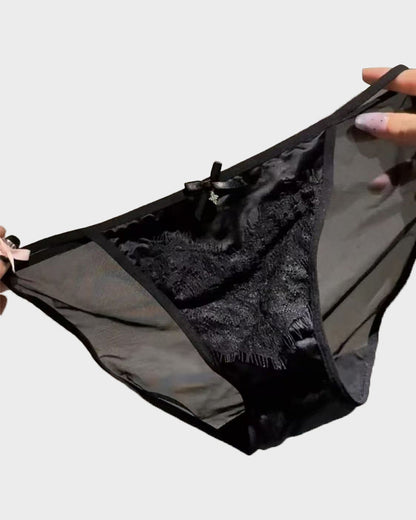 Elegant Low-Waist Lace Panties 6-Pack Gift Box