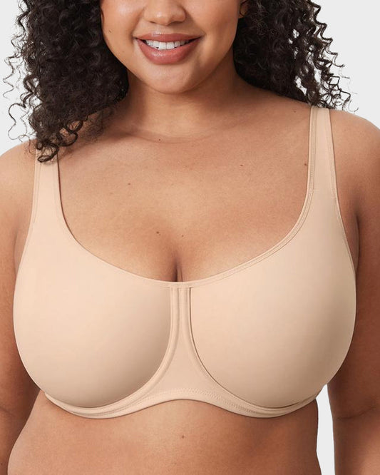 Full Coverage Unlined Underwire Bra