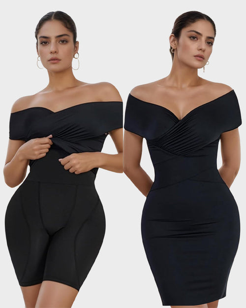 High Waisted Butt Lifter Shapewear Shorts