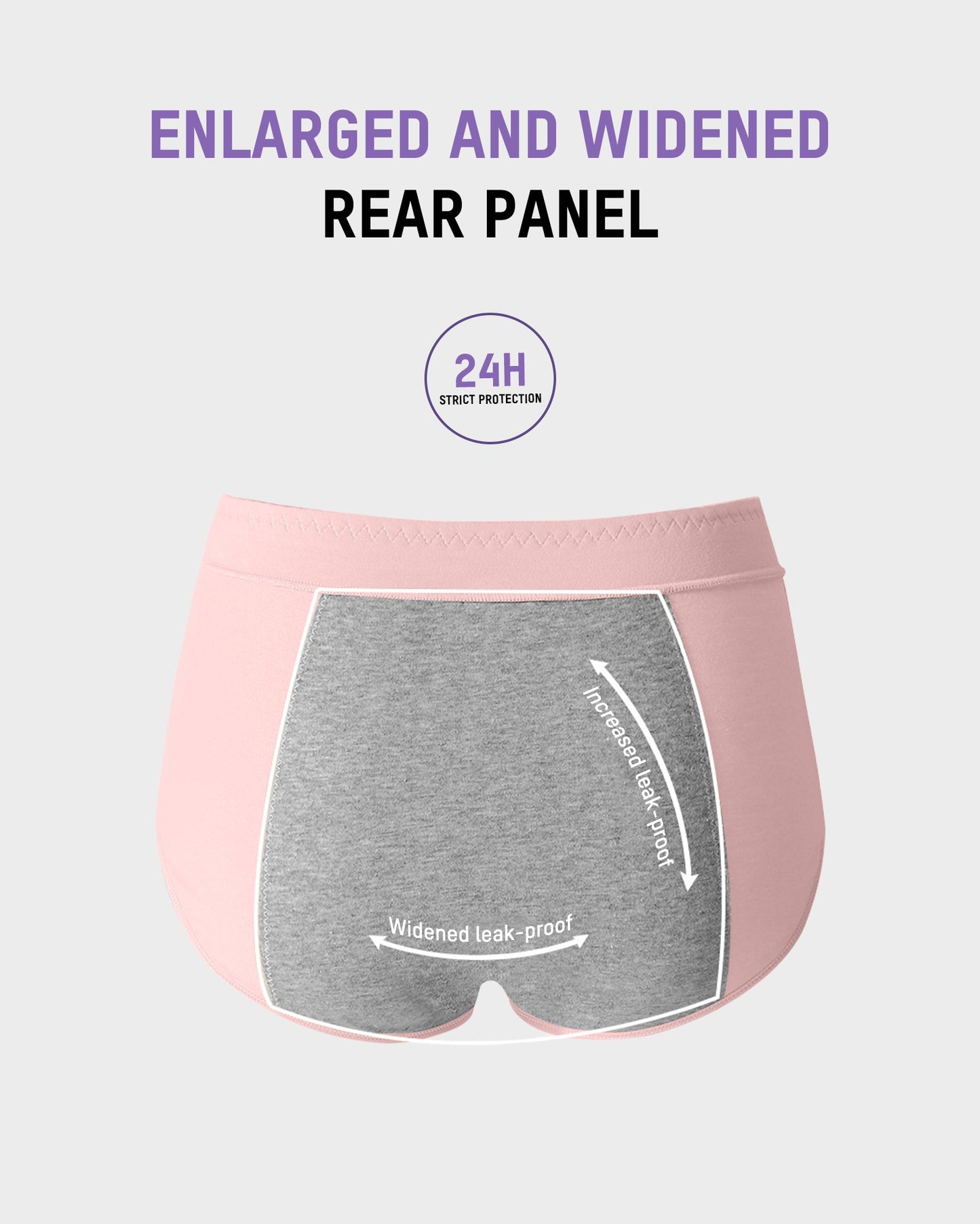 High Waist Leakproof Period Panties (3 Pack)