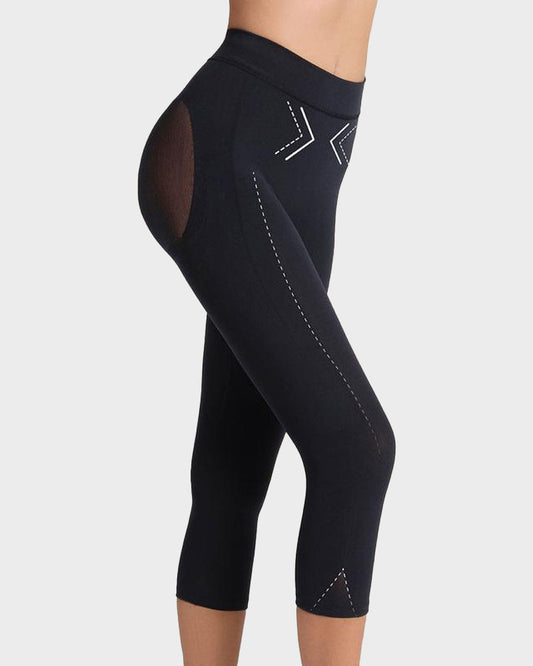 Invisible High-Waist Butt-Lifting Capri Shaper