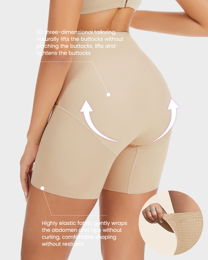 Lace High-Waisted Tummy Control Shaping Shorts(2 Pack)