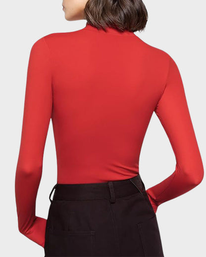 Long Sleeve Slim Fit Crew Neck Tee