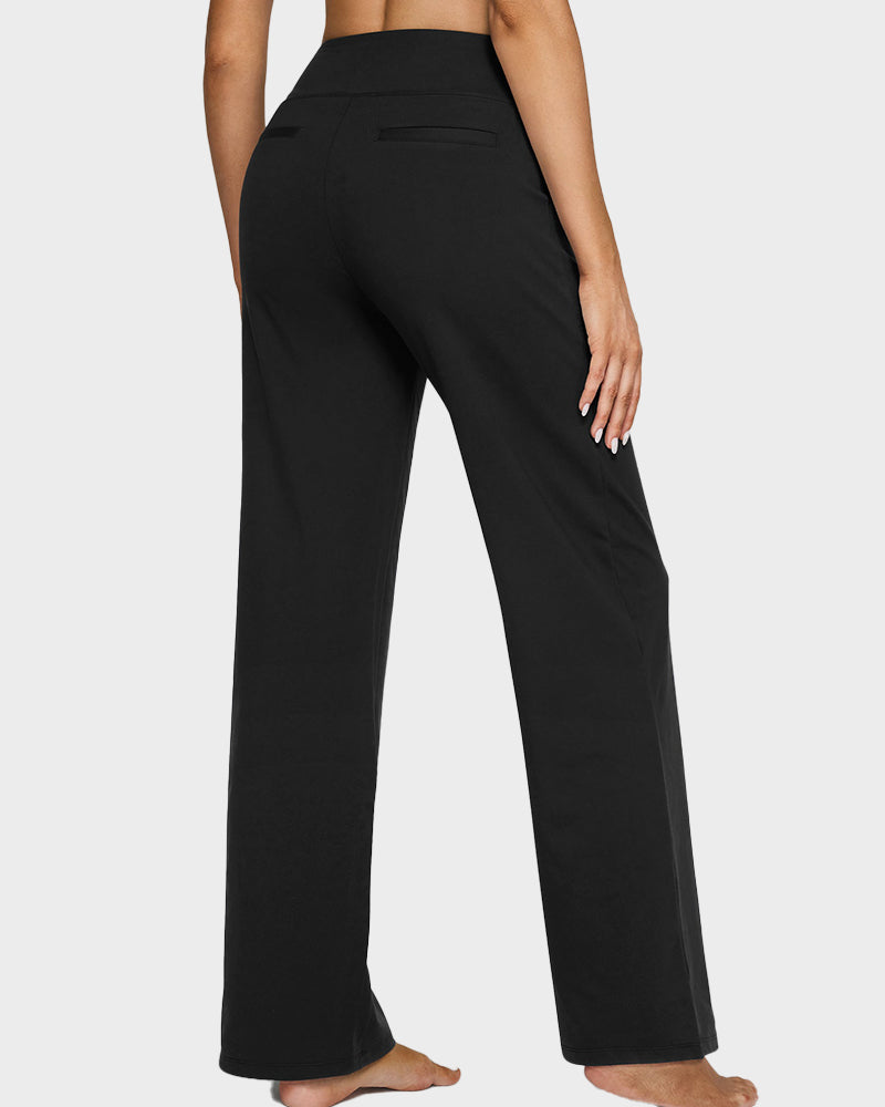 Loose High-Waist Business Wide-Leg Yoga Pants