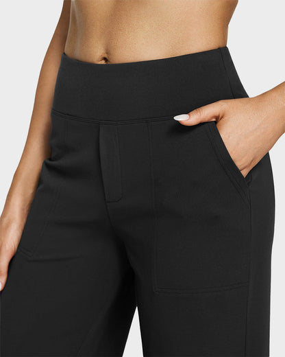 Loose High-Waist Business Wide-Leg Yoga Pants