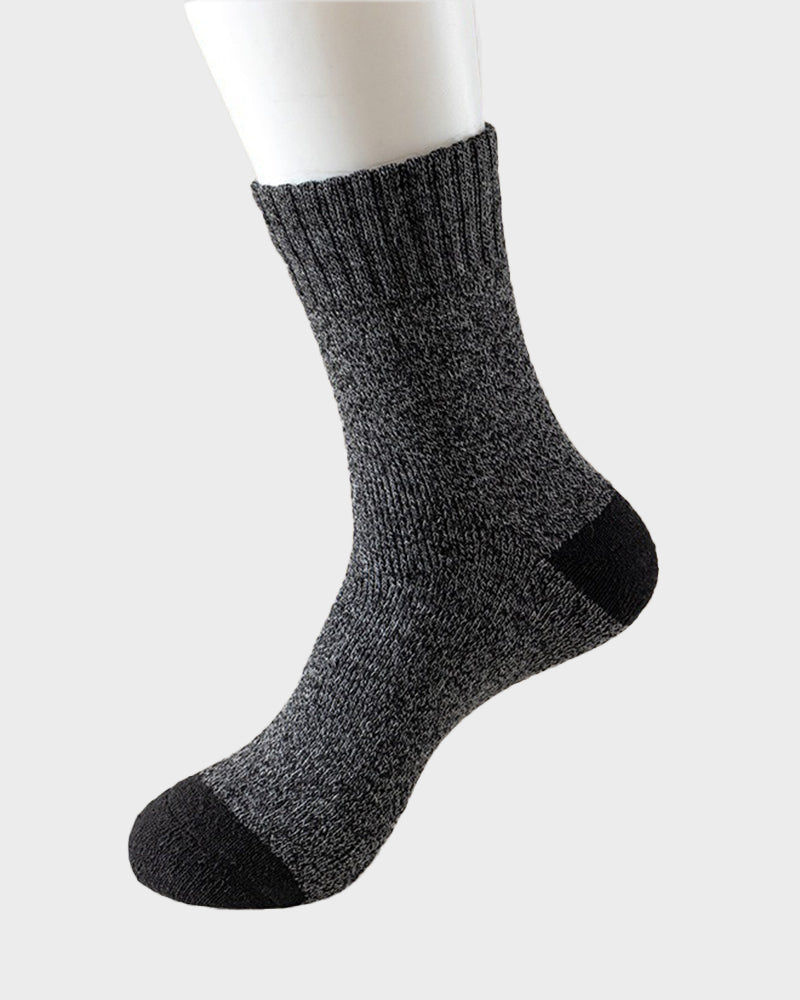 Men's Thermal Terry Loop Socks ( 5 Pairs)