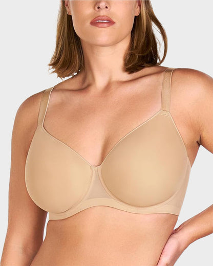 Plus Size Seamless Full Coverage T-Shirt Bra