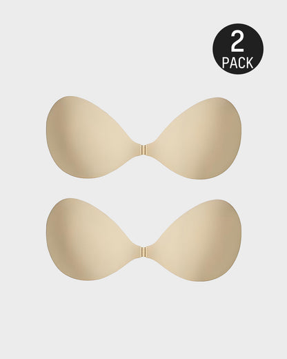 Reusable Seamless Push-Up Sticky Bra (2 Pairs)
