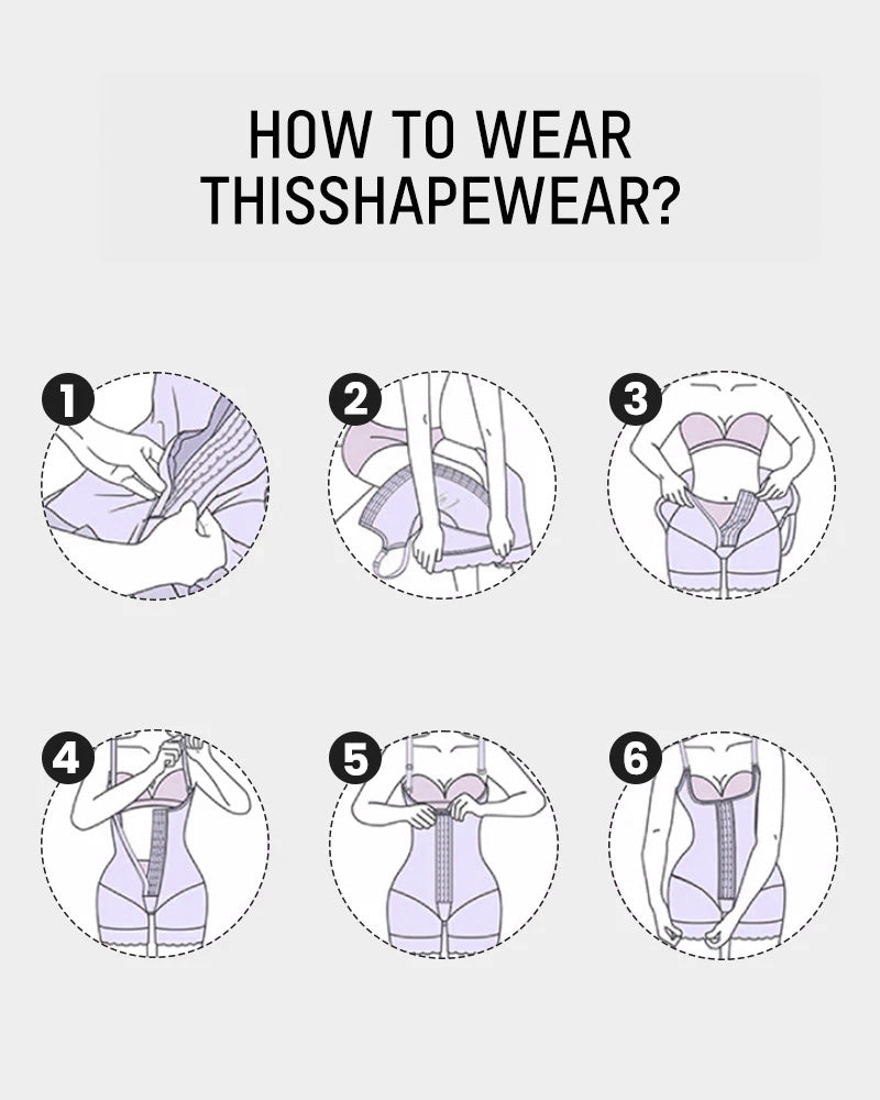 Seamless Full-Body Shaping Bodysuit