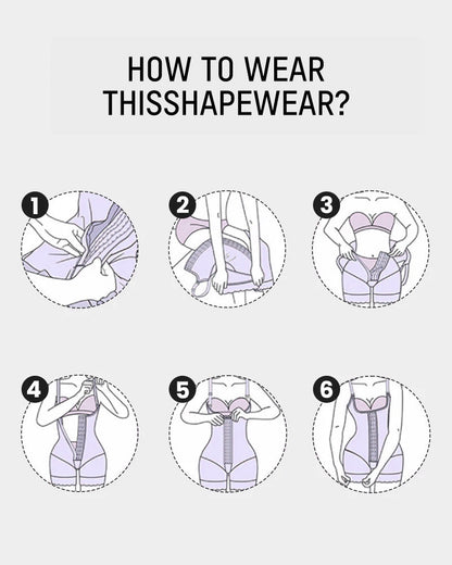 Seamless Full-Body Shaping Bodysuit