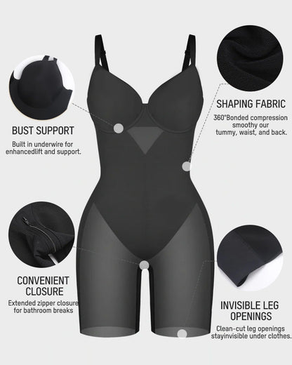 Seamless Full-Body Shaping Bodysuit
