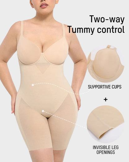 Seamless Full-Body Shaping Bodysuit