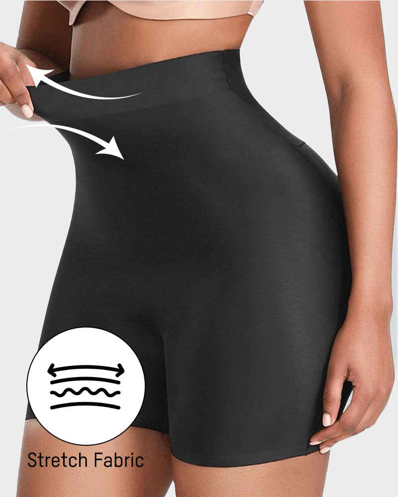 Seamless High-Waist Booty Lift Tummy Control Shapewear Shorts