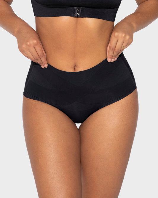 Seamless Tummy Control High-Waist Panties (5 Pack)