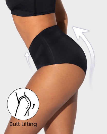 Seamless Tummy Control High-Waist Panties (5 Pack)