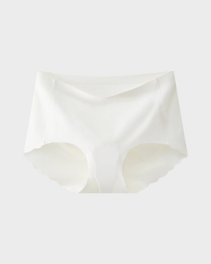 Seamless No Camel Toe Silk Antibacterial Gusset Panties (5 Pack)