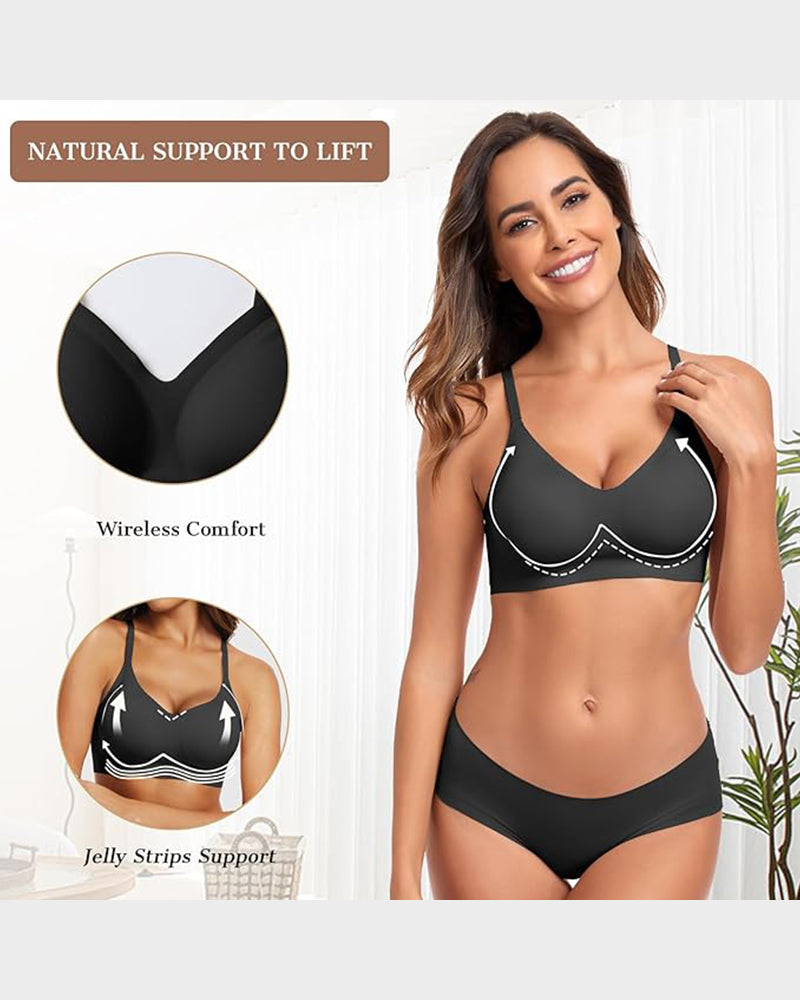 Seamless Soft Support Push Up Bra