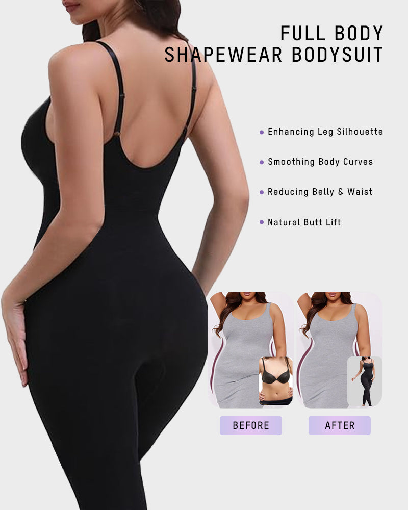 Seamless Waist-Cinching Shapewear Bodysuit
