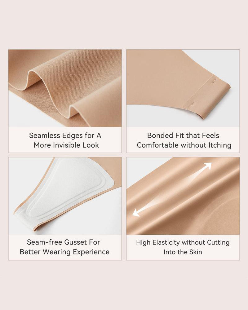 Seamless Invisible Comfort Thongs (5 Pack)