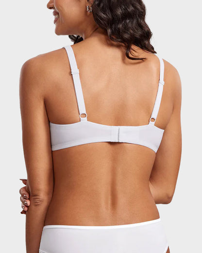 Seamless Unlined Underwire Balconette Bra