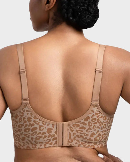 Sexy Sheer Leopard Mesh Underwire Bra