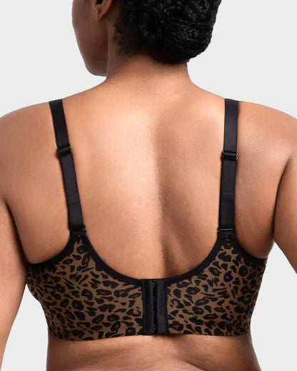 Sexy Sheer Leopard Mesh Underwire Bra