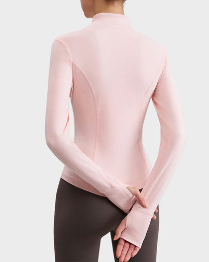 Slim-Fit Streamline Activewear Jacket