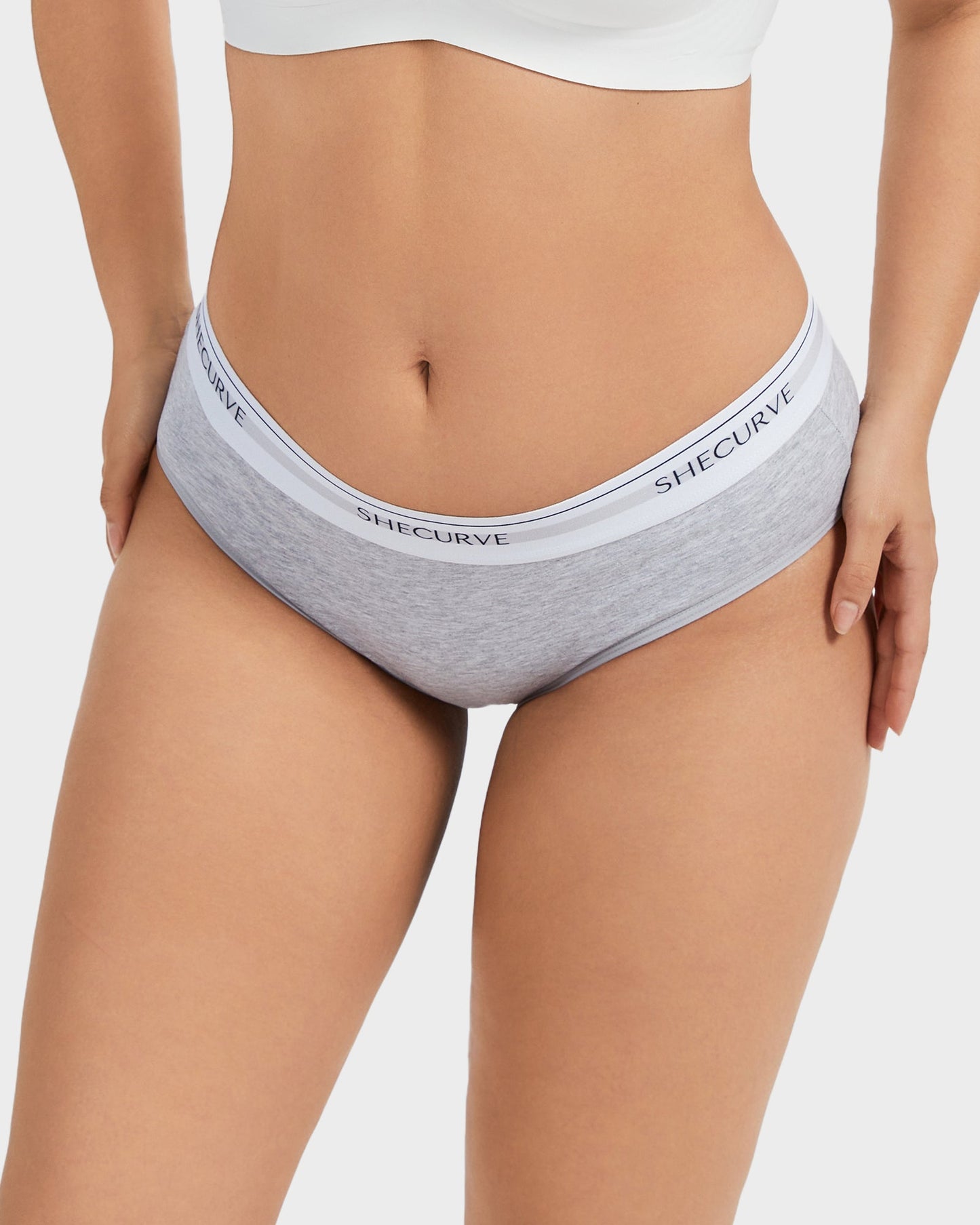 Soft Cotton Logo Waist Low-Rise Briefs (3 Pack)