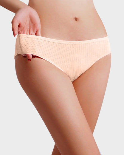Everyday Comfort Low-Waist Cotton Briefs (4 Pack)