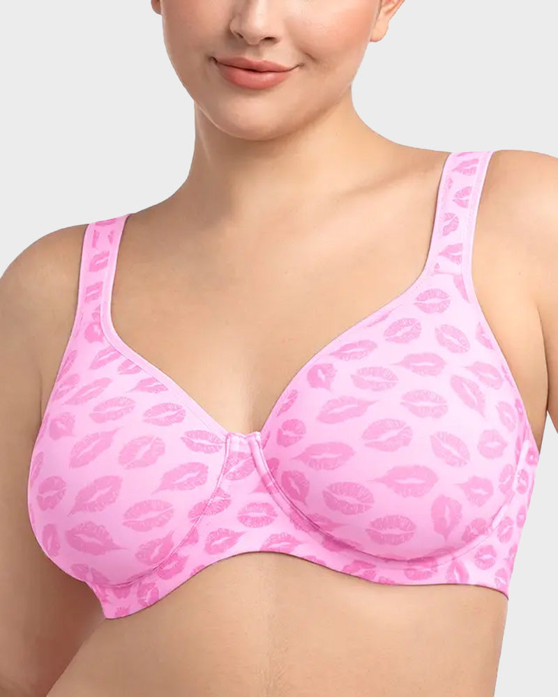 Soft Plus Size Full Coverage Unlined Minimizer Bra