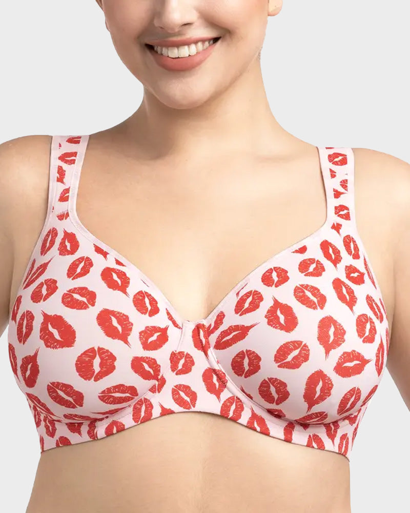 Soft Plus Size Full Coverage Unlined Minimizer Bra