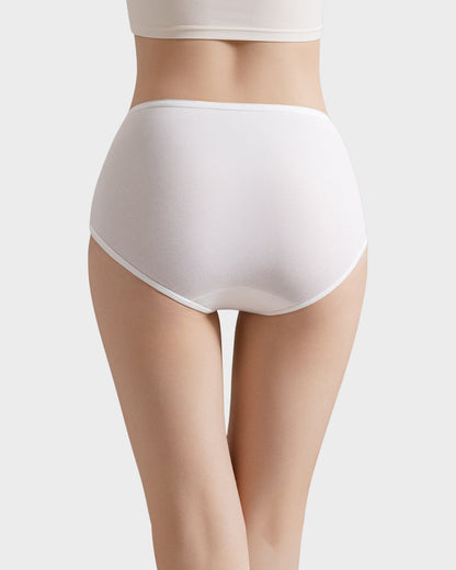 Sterilized Cotton High-Rise Disposable Briefs (4 Pack)