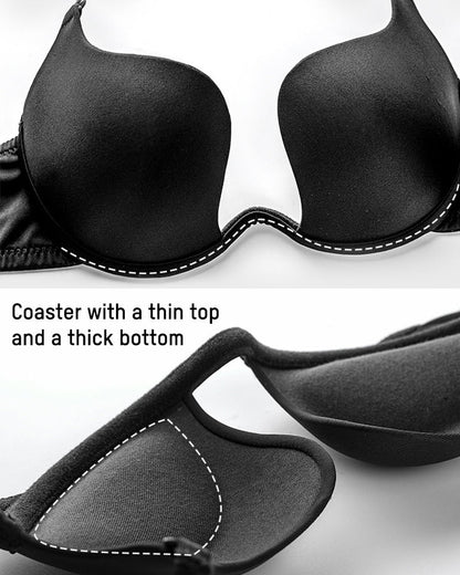 U-Shaped Backless Bra with Lift
